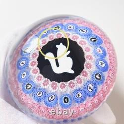 1971 Baccarat Limited Edition Millefiori Paperweight Squirrel