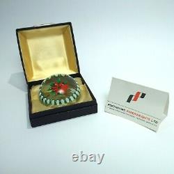 1976 Christmas Paper Weight Perthshire (67 of 350) Limited with Box and Card