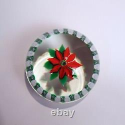 1976 Christmas Paper Weight Perthshire (67 of 350) Limited with Box and Card