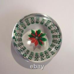 1976 Christmas Paper Weight Perthshire (67 of 350) Limited with Box and Card