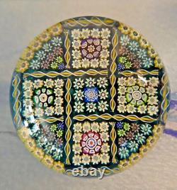 1979 Perthshire PP35 Limited Edition Art Glass Chessboard Large Paperweight