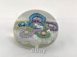1980 Perthshire Transportation Garland Millefiore Glass Paperweight 101 of 400