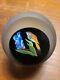 1986 Rare Limited Edition Signed Correia Paperweight Bird And Flower #28/200