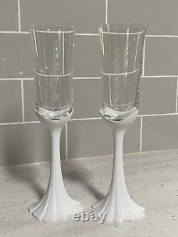 (2) Daniel Arsham Perrier-Jouet Bicentenary Limited Edition Champagne Flutes