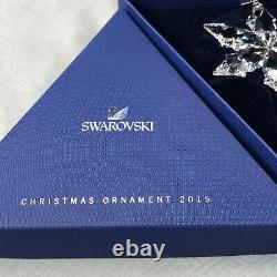 2015 SWAROVSKI Large Annual Snowflake Ornament MIB