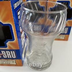 8 x Barr Irn Bru The Mighty Glass Limited Edition Pint Glass BOXED NEW