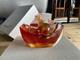 A Boxed Tittot Co. Ltd'brimming Fortune' Crystal Glass Sculpture With Coa