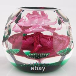 A Caithness Colin Terris Floribunda Limited Edition Paperweight 1998