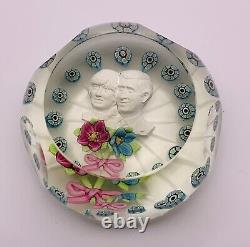 A William Manson Charles And Diana Wedding Limited Edition Paperweight 1981