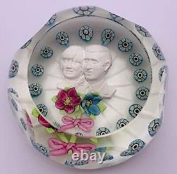 A William Manson Charles And Diana Wedding Limited Edition Paperweight 1981