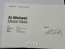 Ai Weiwei Coca-Cola Glass Vase Sculpture Limited Edition of 300