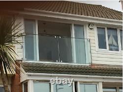 Alaska Glass Juliet Balcony / Glass Balcony / 1200mm-3000mm 5 Year Guarantee