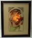 Alphonse Mucha Vintage Reverse Glass Art Print Fruit Art Nouveau Interior Design