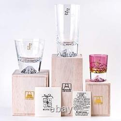 Amazon.co.jp Limited Edition Tajima Glass Mt. Fuji Glass Sakura Rock Glass x Sak