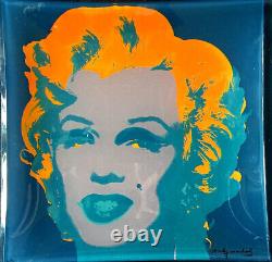 Andy Warhol Rosenthal Marilyn Glass Plate 30x30, Limit. Box, Super Gift