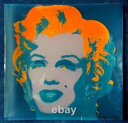 Andy Warhol Rosenthal Marilyn Glass Plate 30x30, Limit. Box, Super Gift