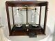 Antique Glass Cased Scales (tatlock Ltd)weighing Balance Apothecary