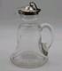 Antique Glass & Silver Whiskey Noggin Traditional Bell Shape A W Gamage Ltd 1910