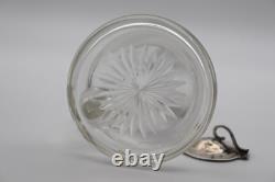 Antique Glass & Silver Whiskey Noggin Traditional Bell Shape A W Gamage Ltd 1910