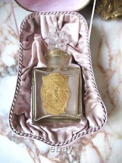 Antique Rare Blondeau et Cie Ltd Glass Perfume Bottle With Original Box C1920