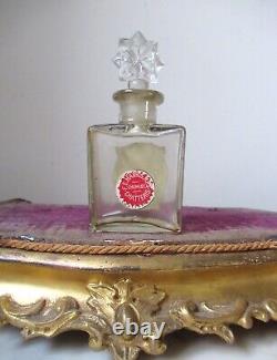 Antique Rare Blondeau et Cie Ltd Glass Perfume Bottle With Original Box C1920