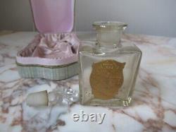 Antique Rare Blondeau et Cie Ltd Glass Perfume Bottle With Original Box C1920