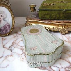 Antique Rare Blondeau et Cie Ltd Glass Perfume Bottle With Original Box C1920