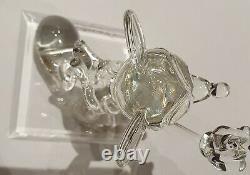 Arribas Mickey Mouse Glass Figurine Disneyland Paris Limited Edition