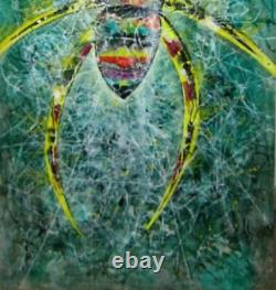 Art figurative painting decorative modern contemporary realism pop insect spider