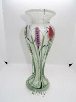 Attractive Limited Edition Vandermark Studio Glass 11.25 Vase Merritt / Smarr