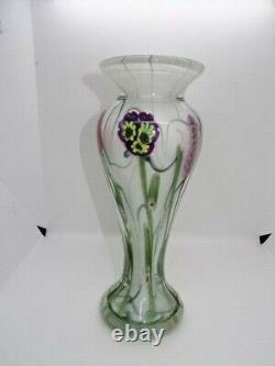 Attractive Limited Edition Vandermark Studio Glass 11.25 Vase Merritt / Smarr