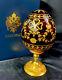 Authentic Imperial Faberge Winter Rose Cut Crystal Egg Limited Edition #3