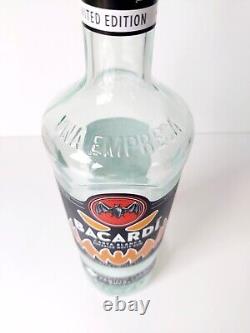 Bacardi Carta Blanca 1 Ltr Collectors Empty Bottle Limited Edition Halloween