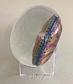 Baccarat 1971 Close Concentric Millefiori & Stars Paperweight Limited Edition