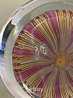 Baccarat 1971 Close Concentric Millefiori & Stars Paperweight Limited Edition