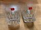 Baccarat 2 Pairs Lowball Glass With Baccarat Seal Limited Edition Etna