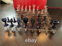 Baccarat 250th Anniversary Ltd edition Harcourt Chess Set designed by Nendo