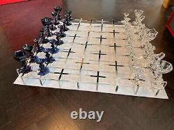 Baccarat 250th Anniversary Ltd edition Harcourt Chess Set designed by Nendo