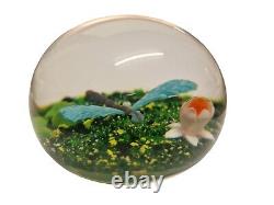 Baccarat Glass Dragonfly Paperweight 1982 Limited Edition 56/175 Very Good