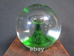 Beautiful Vintage Caithness Glass Paperweight Space Beacon Signed Ltd Edition