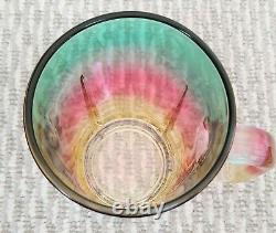 Beer glass Aurora Jockey Pink & Aurora Jockey Green Limited edition rare items