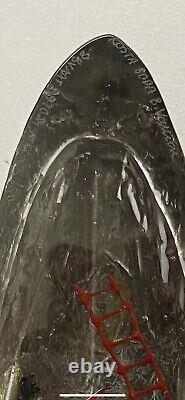 Bertil Vallien Kosta Boda Limited Edition Glass Boat Sculpture 20th Century