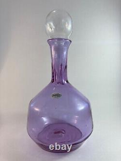 Blenko 2419L Limited Edition Ganymede Luna Decanter with Stopper