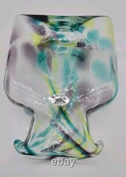 Blenko LIMITED EDITION Northern Lights 384 Water Bottle, Double Spout Pitcher