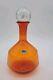 Blenko Limited Edition Tangerine 2419l- Luna Decanter