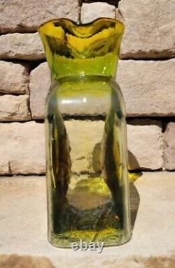 Blenko SUMMER FIREFLY Limited Edition Halloween 384 Water Bottle, Double Spout
