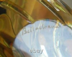 Boxed Ltd Ed Caithness Whitefriars Belladonna Paperweight(79/100) 3 1/8