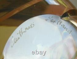 Boxed Ltd Ed Caithness Whitefriars Belladonna Paperweight(79/100) 3 1/8