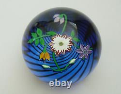 Boxed Ltd Ed Perthshire 1988E Bouquet Swirl Paperweight(34/350) 3 1/8