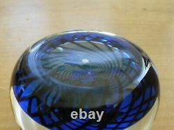 Boxed Ltd Ed Perthshire 1988E Bouquet Swirl Paperweight(34/350) 3 1/8